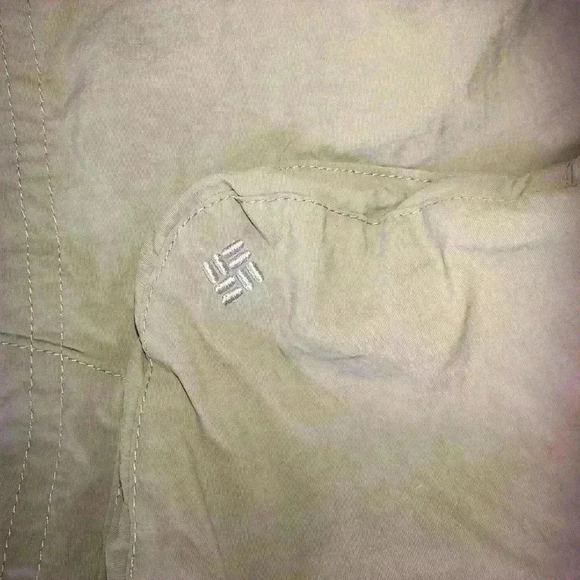 Columbia Omni-Shade Performance Outdoor Adventure Shorts Khaki Size S/P - Picture 5 of 7